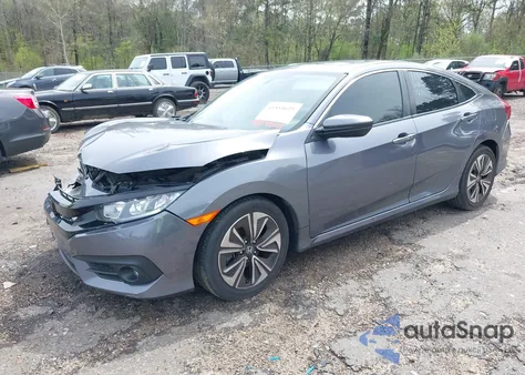 2018 Honda Civic Ex-T from USA, damaged, VIN 19XFC1F39JE002296